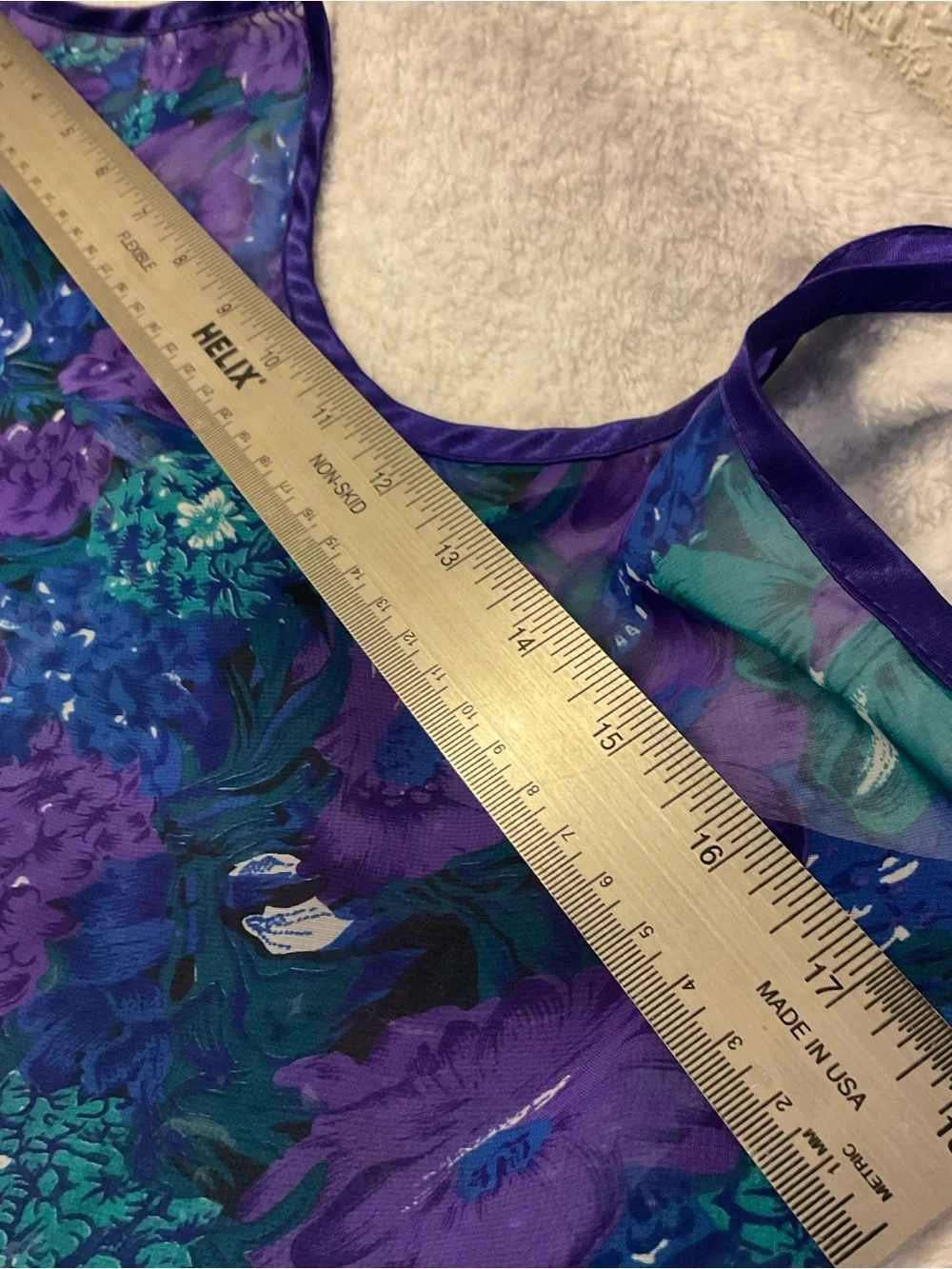 Vintage LA Intimates Floral Sheer Cami Tank Top - Picture 8 of 8